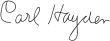 Signature de Carl Hayden