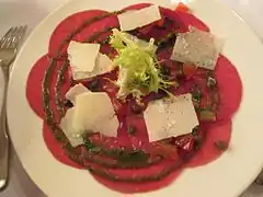 Carpaccio de bœuf