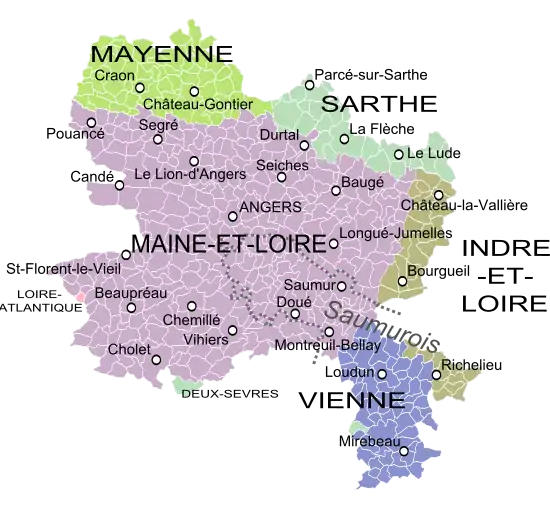 Province de l'Anjou au XVIIIe&nbsp;siècle