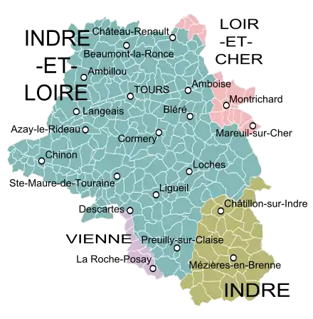 Province de la Touraine au XVIIIe&nbsp;siècle