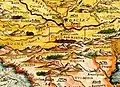 La Dardanie sur une carte du XVIe&nbsp;siècle