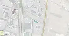 Carte du site du Tumulus de la Motte des Justices sur geoportail.gouv.fr