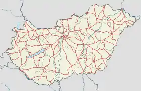 Carte de la Hongrie