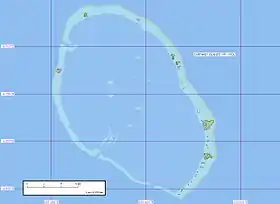 Carte de l'atoll