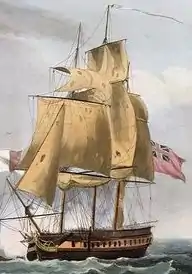 illustration de HMS Coventry (1757)