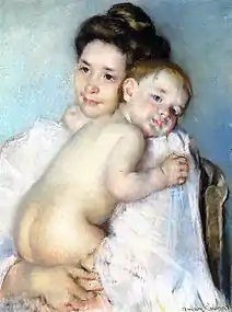 Mère et enfant, collection privée, pastel, 57&nbsp;×&nbsp;45&nbsp;cm, 1903.