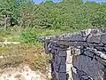 Castro de Laboreiro, canal ouvert, sur des piliers de granit.
