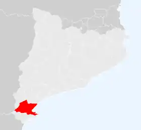 Localisation de Baix Ebre