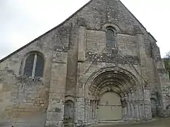 La façade du XIIe&nbsp;siècle.