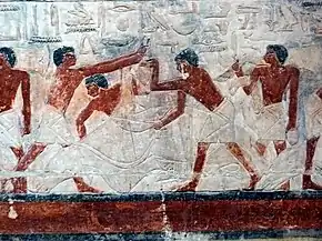  Scène de sacrifices de bovidés.