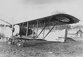 Vue de l'avion.