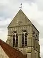 Étage de beffroi du clocher.