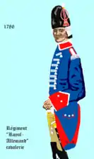 Régiment Royal-Allemand cavalerie 1786 - 1791