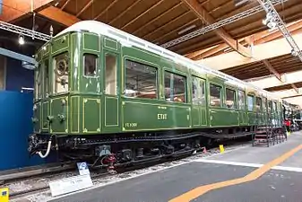 L'automotrice État TE 1080…(future SNCF Z 1208)