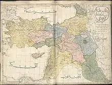 Une carte détaillée de la Palestine du 19e&nbsp;siècle