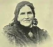 Celia Barrios de Reina, mère du général Reina Barrios et sœur de l'ancien président Justo Rufino Barrios. 1897.