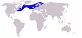 Aire de répartition du Lagénorhynque à flancs blancs