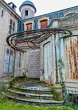Le perron en 2011.