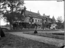Le château de la Fresnaye, 1900-1920.