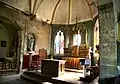 Le chœur de l’église Sainte-Honorine.