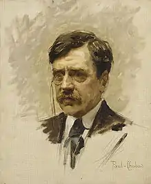 Portrait de Paul Bourget (1895), musée national des châteaux de Versailles et de Trianon.