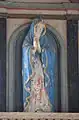 Chapelle Notre-Dame-de-Légevin : statue de la Vierge.