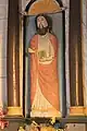 Chapelle Saint-Cado de Nostang : statue de saint Cado.