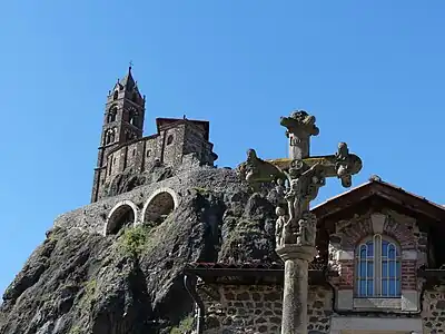 Vue de la chapelle Saint-Clair.