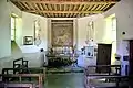 L’intérieur de la chapelle Saint-Hubert.