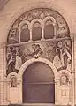 Chapelle du Carmel de Virton - Peinture murale "La Vierge du Rosaire"