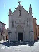 Façade de la chapelle Notre-Dame-du-Peuple.