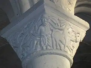 Chapiteau de Saint-Georges-de-Boscherville (Seine-Maritime).