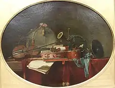 Jean Siméon Chardin :Attributs de la musique civile, 1767
