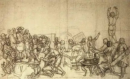 Louis&nbsp;XIV visitant les Gobelins,Charles Le Brun