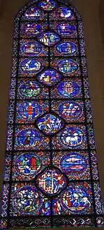 Cathédrale de Chartres. Vitrail sud.