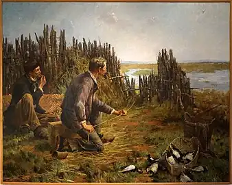 Chasse aux canards, Charleville-Mézières, musée de l'Ardenne.