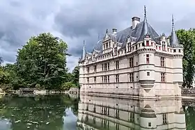 Château d'Azay-le-Rideau (XVIe&nbsp;siècle), en France.