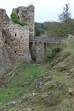 Vue du pont-levis.