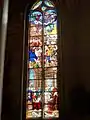 Verrière no&nbsp;6 - Adoration des bergers, Jésus et les docteurs ; fin XIXe, non classée.