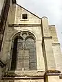 Chevet de la chapelle latérale nord.