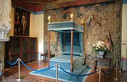 Lit à baldaquin du XVIIe&nbsp;siècle