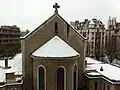 Chevet de l'église Saint-Gabriel.