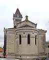 chevet de l'église de Chaponost
