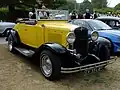Chevrolet Independence roadster, vue avant droit.