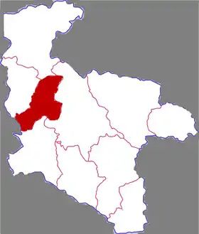 Localisation de Hànyīn Xiàn