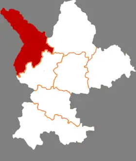 Localisation de Líntáo Xiàn