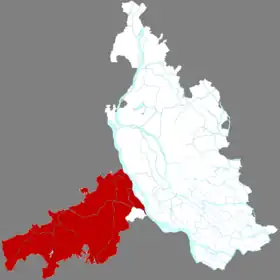 Localisation de Gāomíng Qū