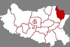 Localisation de Qiū Xiàn