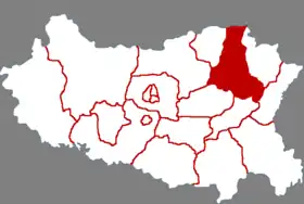 Localisation de Qǔzhōu Xiàn