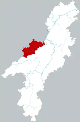 Localisation de Máyáng miáozú Zìzhìxiàn